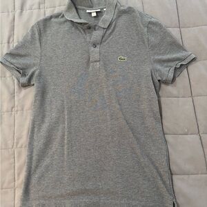 Lacoste Men's Gray Polo Shirt